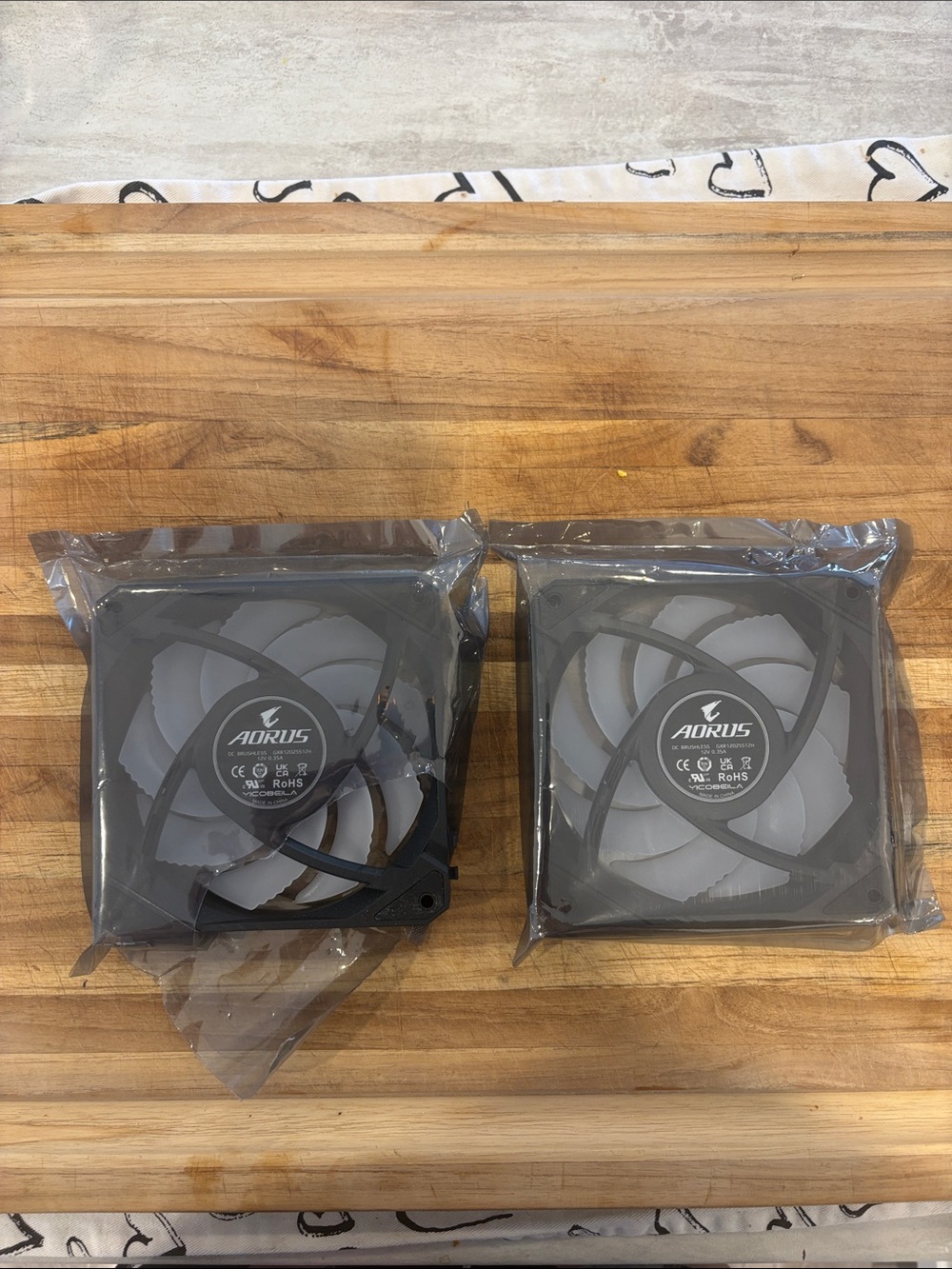 Black PC AIO Fans - Pack of 2